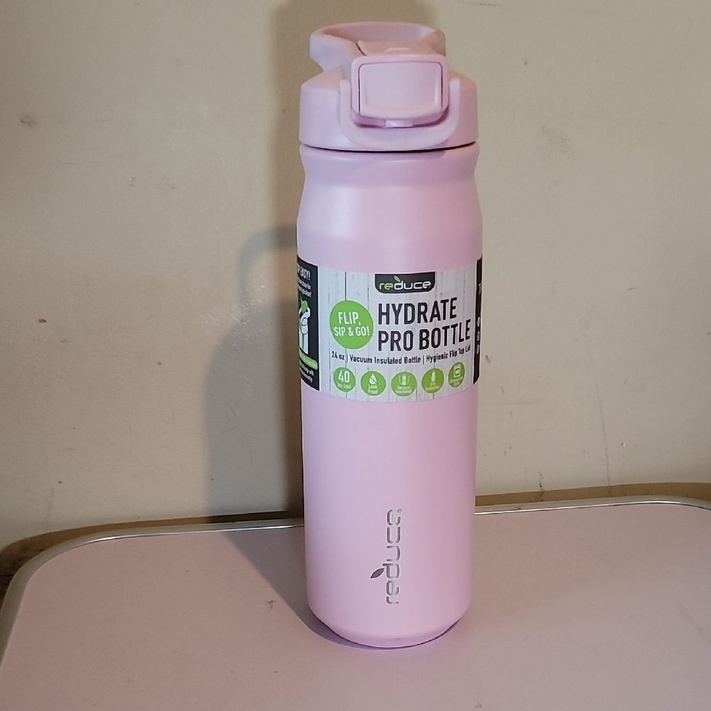 Reduce Hydrate Pro Pink Water Bottle